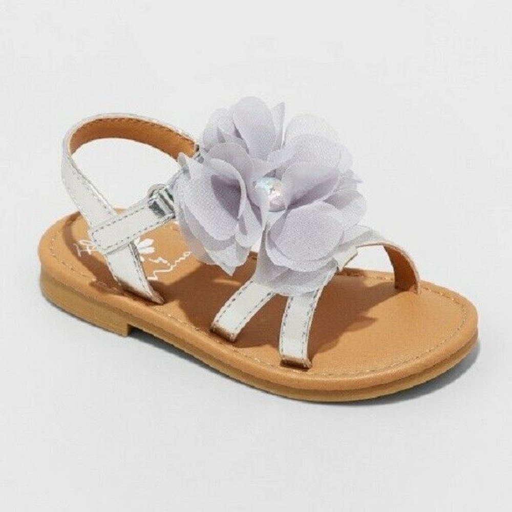 Toddler Girls' Annabel Floral Ankle Strap Sandals